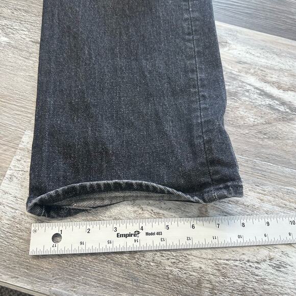 Levi's 501 Jeans Red Tab Faded Black Mens 36x29 Straight Leg Button Fly Denim - Picture 10 of 11